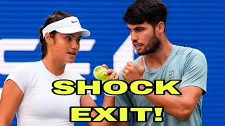 Raducanu & Alcaraz OUT! Shock Exit as Controversial US Open Mixed Doubles Kicks Off