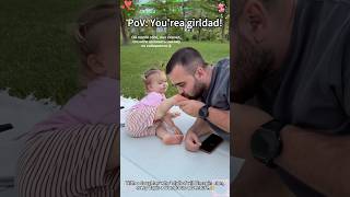 Dad and daughter ❤️#hilarious #babygirl #funnyvideo #daddysgirl #love