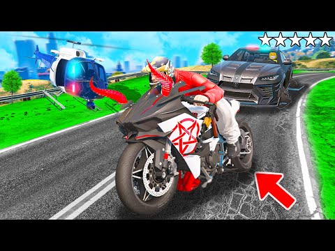 POLIZEI verfolgt ZUFÄLLIGES OP MOTORRAD in GTA 5! (Polizei vs. Dieb)