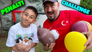 EGEMEN KAAN İLE ÇEŞİTLİ TOPLARLA PENALTI CHALLENGE!