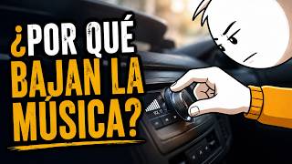 ¿Por qué los hombres que escuchan un ruido extraño en el coche bajan el volumen de la música?