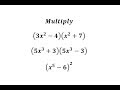 Multiplying Binomials and Beyond