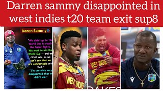 Daren Sammy making it clear that for the West Indies, "good isn't good enough am disappointed 