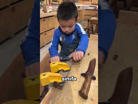 📚 Okulda Ahşap İşleri ve Tamirat Öğreniyorlar
