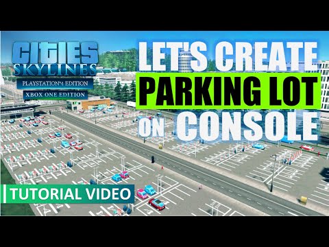 cities skylines parking lot