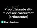 Understanding Medial Triangles and Altitudes