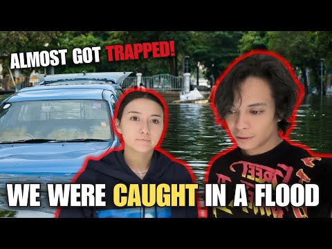 We got CAUGHT in a flood in Manila Philippines (TYPHOON ENTENG)