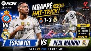 FC 26 - Espanyol vs Real Madrid - La Liga 2026/27 Full Match | PS5™[4K60]