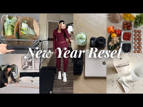 NEW YEAR RESET: 2025 goals, healthy routines, cleaning and decluttering, vision board