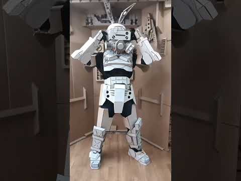 this man made unique cardboard weapons #shorts
