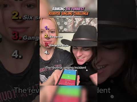 Ranking The Funniest "Reverse Singing" Challenge