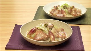 【3分クッキング公式】豚ロースとキャベツの重ね蒸し