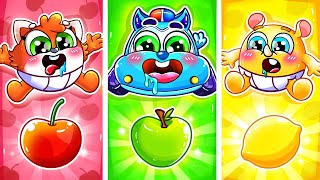 Baby Fruit Challenge! 🍒🍏🍋| Fruits Song for Kids + More by Cars & Play Nursery Rhymes
