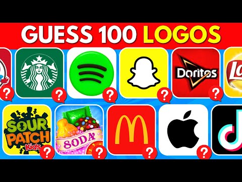 Can You Guess the Logo in 2 Seconds | 100 Famous Logos 🥇🍏 | Logo Quiz 2025