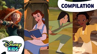 Princesses Show Off Their Skills! 🏹 🍄📖 🎨⛵ | Disney Princess💖 | @disneykids