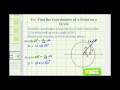Understanding Circle Coordinates and Trigonometry