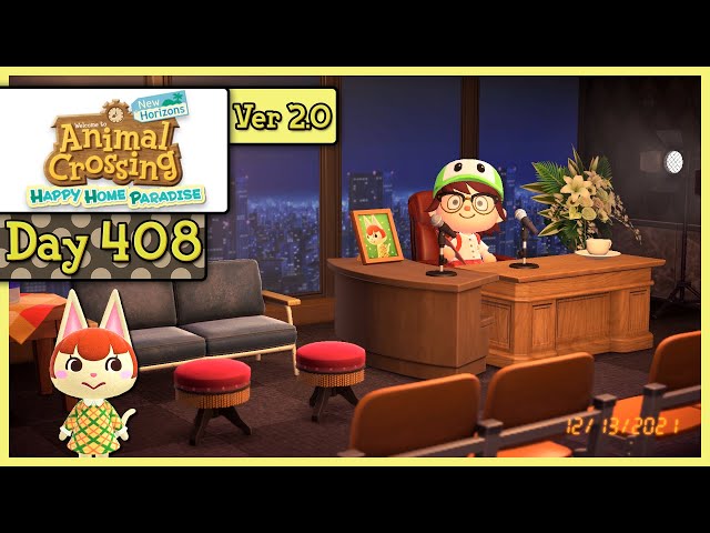 Animal Crossing: New Horizons - Day 408 - The Late Night Show!