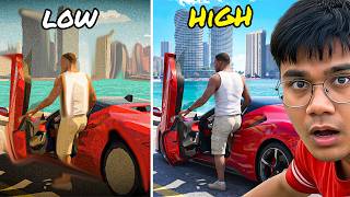 Playing GTA 5 With Lowest To Highest Graphics