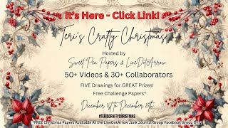 #TERISCRAFTYCHRISTMAS COLLABORATION - making a 3d page