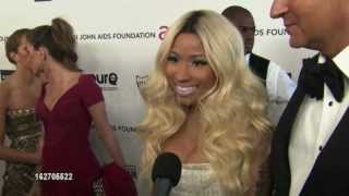 Nicki Minaj Interview - Oscars 2013: Elton John AIDS Foundation (ORIGINAL)