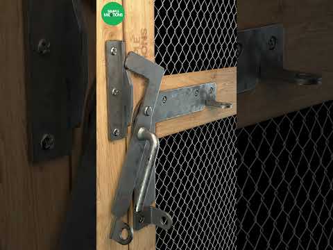 Two way door latch, lock #latch #lock #ideas