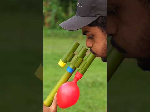 DIY Bamboo Creations with new Three Clour Balloone Slingshots #Bamboo #Bambooart