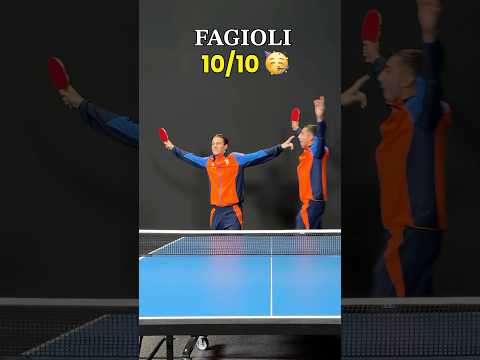 Target shot challenge w/@Pongfinity 🏓🤯 #juventus #tabletennis #pingpong