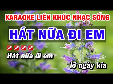 Karaoke Liên Khúc Hát Nữa Đi Em – Nhạc Sống Rumba Hay Nhất Tone Nam | Hoài Phong Organ