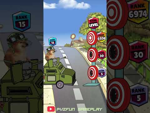 Can You Help Dog Cheems Win Zombie In Level Up Rank 6974 Game  | Plants vs Zombies Animation
