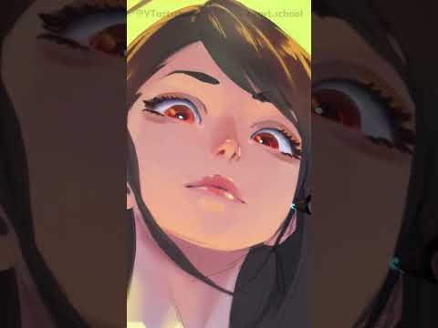 5h painting in 1 min - Tifa's Day Off โจ #digitalpainting #finalfantasy #paintingprocess