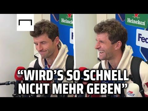 Müller will nichts mehr von Rekorden wissen 😂 | FC Bayern 9:2 Zagreb