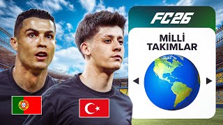 HER MİLLİ TAKIMDAN 1 FUTBOLCU SEÇEREK TAKIM KURDUM ! 