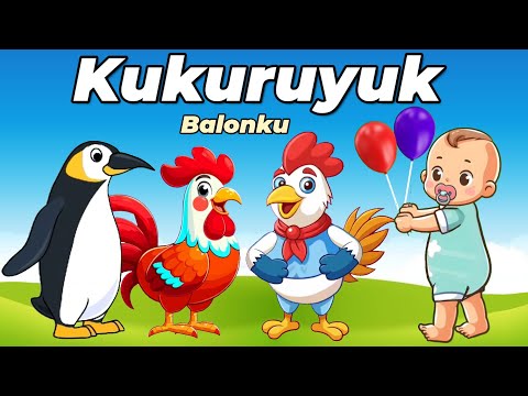 Balonku Ada Lima - Kukuruyuk Ayam Berkokok Dan Lagu Anak Anak Lainnya - Kompilasi Lagu Anak.