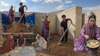 TitleBuilding Our Village Kitchen 🏡 | Hossein & Fereshteh Fill the Kitchen Floor with Soil