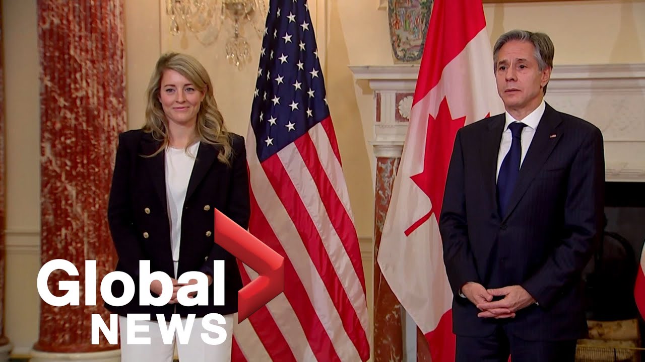 Melanie Joly, Canada’s New Foreign Minister, meets with US Counterpart Antony Blinken