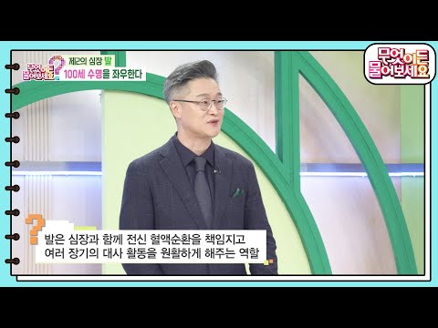 [핫뉴스 브리핑] 제2의 심장 발 100세 수명을 좌우한다 [무엇이든 물어보세요] | KBS 241118 방송