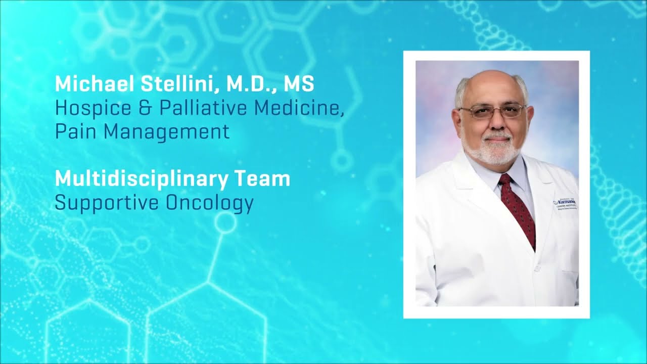 Meet Dr. Michael Stellini - Supportive Oncology video thumbnail