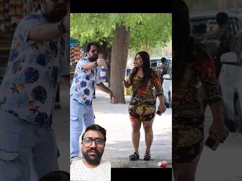 मैडम मारा टक्कर 😂#shortsfeed #funny #prank #youtubeshorts