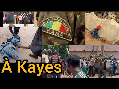 URGENT🔴à Kayes Les jeunes dans les rues pour arrêt** terro terro