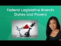 Exploring the Powers of the U.S. Legislative Branch