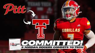 Safety Jordan Rogers Commits To Texas Tech! | Texas Tech Football News