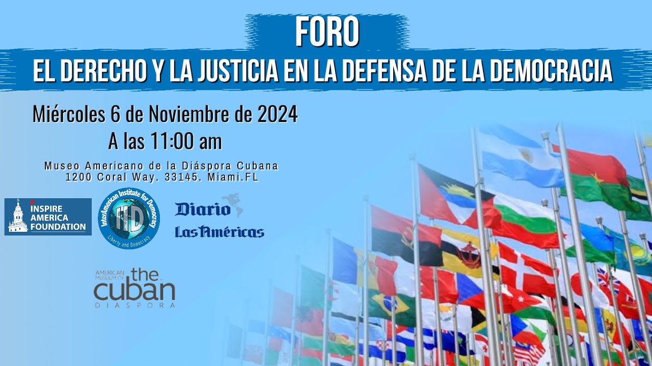 Foro "El derecho y la justicia en la defensa de la democracia"