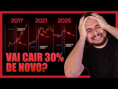 BITCOIN CAI DE 102K PRA 92K 🚨 A TEMIDA QUEDA DE 30% CHEGOU?