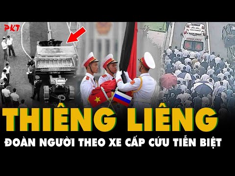 Thiêng liêng hình ảnh xe cấp cứu đón Tổng bí Thư Nguyễn Phú Trọng ở BV 108 và quy định Lễ Quốc Tang