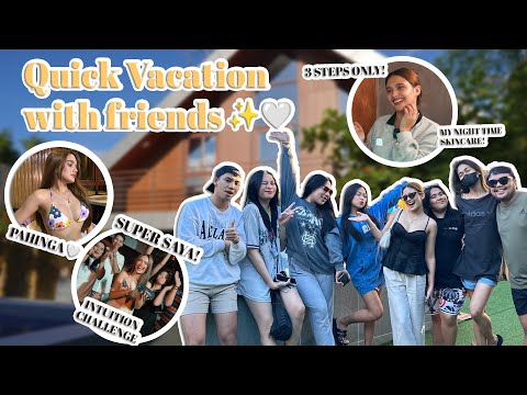 QUICK VACATION WITH FRIENDS ? (Pahingaโจ) | Criza Taa