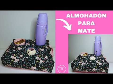 CÓMO HACER ALMOHADÓN MATERO / coser almohadón para mate / tutorial de almohadon matero