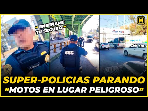 Enseñame tu seguro; Policia de CDMX se cree Tránsito