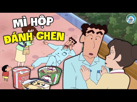 Nghỉ Hè Xem Shin - Thử Thách Cấm Cười Khi Ăn | Shin Tập Mới Để Ăn Cơm | Shin Cậu Bé Bút Chì