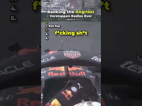 Top 5 ANGRIEST Verstappen Moments! 😡🔥 #f1 #formula1 #maxverstappen