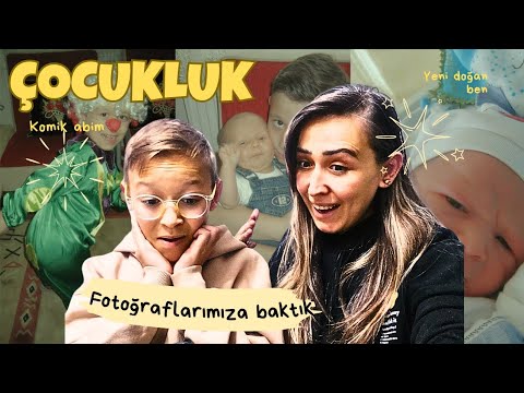 İLGİNÇ ÇOCUKLUK FOTOĞRAFLARIMIZA BAKTIK ! ÇOK EĞLENDİK !